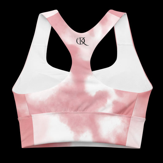 Longline sports bra OK pink